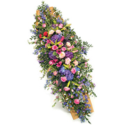 Pink and Mauve Casket Spray
